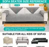 Chenille Sofabezug 1/2/3/4 Sitzer L Form Sofa Couch überzug Produktbild-Vorschau 3