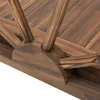SUGIFT Gartenbrücke Tannenholz mit Rad-Handläufen, Produktbild-Vorschau 9