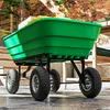 Outsunny Schubkarrenrad 4er Set Ersatzrad 80 kg Ø 255 mm Produktbild-Vorschau 2
