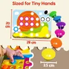 Steckspiel ab 2, Montessori Kinderspiele zum Lernen von Produktbild-Vorschau 5