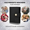 Slim Wallet Geldbeutel Schwarz Münzfach RFID-Schutz Leder Produktbild-Vorschau 7