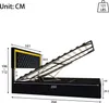 Hydraulisches Boxspringbett 160x200cm LED-Bettrahmen Produktbild-Vorschau 3