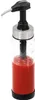 A clear, well-lit studio shot of a sauce dispenser filled with a red sauce. Produktbild-Vorschau