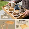 Table à plateau bremermann, en bambou, table pliante Voir les images du produit 4