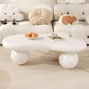 MODFU Table basse - Éclairage LED Changeant Pieds Ronds - Voir les images du produit 3