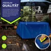 tillvex® Abdeckplane Blau - 2x3 m mit Ösen + 10 Haken & 15m Produktbild-Vorschau 5