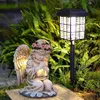 Grabschmuck, Solar Engel Gartenfiguren, Gartenstatuen, Produktbild-Vorschau 8