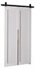KierMoebel Schiebetür Komplettset QUDIO M1 Weiß 86x205x3,2 Produktbild-Vorschau 1