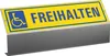 Parkplatzschild Freihalten - Kunststoff gelb 400x100 mm + Produktbild-Vorschau 1
