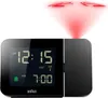 A black digital alarm clock with a red projection display. Anteprima dell’immagine prodotto