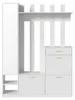 Merax Garderobenset, Wandgarderobe mit Haken, Produktbild-Vorschau 10