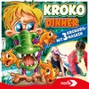 NORIS 606011756 Kroko Dinner mit 3 Krokodilmasken, Produktbild-Vorschau 6