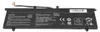A black laptop battery pack with cables and labels. Produktbild-Vorschau