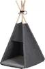 BELIANI Stan teepee pro zvířata, tmavě šedý filc 35 x 40 Náhled obrázku produktu 1