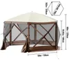 SucceBuy Pavillon-Zelt, 3 x 3 m, 6-seitiger Produktbild-Vorschau 6