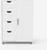 Cassettiera con 4 cassetti e 2 ripiani per il bagno o la Anteprima dell’immagine prodotto 1