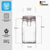 BigDean 6er Set Vorratsgläser 1,1L - Einmachgläser mit Produktbild-Vorschau 3