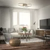 A modern living room with a sofa, coffee table, and TV. Produktbild-Vorschau