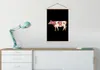MuchoWow® Textilposter Kuh - Illustration - Braun 60x90 cm Produktbild-Vorschau 3
