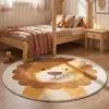 Waschbarer Spielteppich Rund - Sammy Lion Braun Produktbild-Vorschau 2