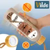Vilde | Butelka na wodę szklana 600 ml - z etui silikonowym Podgląd zdjęcia produktu 8