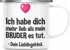 Trendation - Lieblingskind Muttertag Vatertag Emaille Tasse Produktbild-Vorschau 1