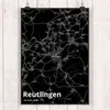 Mr. & Mrs. Panda Bild Reutlingen DIN A2 - Geschenk, Produktbild-Vorschau 2