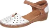 Manitu Damen Sandalen Leder Keilabsatz 911008, Größe:41 EU, Produktbild-Vorschau 1