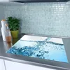Spritzschutz Herdabdeckplatte Schneidebrett aus Glas Blaue Produktbild-Vorschau 2