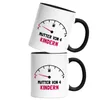 Mutter von 4 Kindern Tasse Schwarz Lustig Energielos Tank Produktbild-Vorschau 2