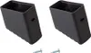 Krause® MONTO nášlapná krytka (pár) černá 40x20 mm, pro Náhled obrázku produktu 2