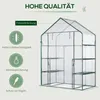 Outsunny Foliengewächshaus begehbares Gartenhaus mit 6 Produktbild-Vorschau 4