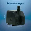 Wasserspiel-Pumpe 12 V – 450 L/H | nur 5 Watt | 7m Kabel | Produktbild-Vorschau 5