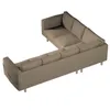 Dekoria Bezug für Norsborg 5-Sitzer Ecksofa, beige, Produktbild-Vorschau 2