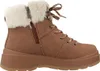 A single brown boot with cream fur trim is shown against a white background. Produktbild-Vorschau
