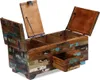 vidaXL Couchtisch Truhe Altholz Massiv 80x40x35 cm Produktbild-Vorschau 10