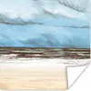 MuchoWow® Poster Meer - Strand - Himmel 30x30 cm - Produktbild-Vorschau 1