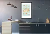MuchoWow® MuchoWow® Gerahmtes Poster Weltkarte Kinder - Produktbild-Vorschau 5