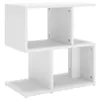 Comodino bianco 50x30x51,5 cm materiale a base di legno Anteprima dell’immagine prodotto 2