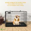 VOUNOT® Hundekäfig Klappbar, Hundebox Auto mit Abdeckung & Produktbild-Vorschau 2