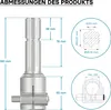 Kloubový hřídel, kloubový hřídel 160 mm s drážkovaným Náhled obrázku produktu 7
