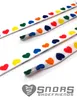 SNORS bedruckte Schnürsenkel flach - HERZEN - 10mm - 140cm Produktbild-Vorschau 2