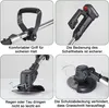 Akku-Rasentrimmer, Elektrischer Grasschneider, mit 2 Produktbild-Vorschau 4