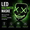 LED Horror Maske grün – inspiriert von Purge – mit 3 Produktbild-Vorschau 6