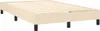 vidaXL Box spring bed frame cream 120x200 cm fabric Náhľad obrázku produktu 3