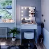 Toaletný stolík Vicco Ruben biely 60 cm s LED osvetlením a Náhľad obrázku produktu 4