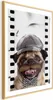 Posterpapier Poster - Pug in a Hat 40x60 cm Für Kinder Produktbild-Vorschau 1
