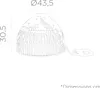 NewGarden REONA LED kabellose Pendelleuchte Bambus Produktbild-Vorschau 5