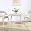 vidaXL Tischplatte Weiß 90x90x2,5 cm Massivholz Kiefer Produktbild-Vorschau 1