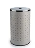Wäschesammler - H 54 cm - Greige - Edelstahl - 37 Liter Produktbild-Vorschau 1